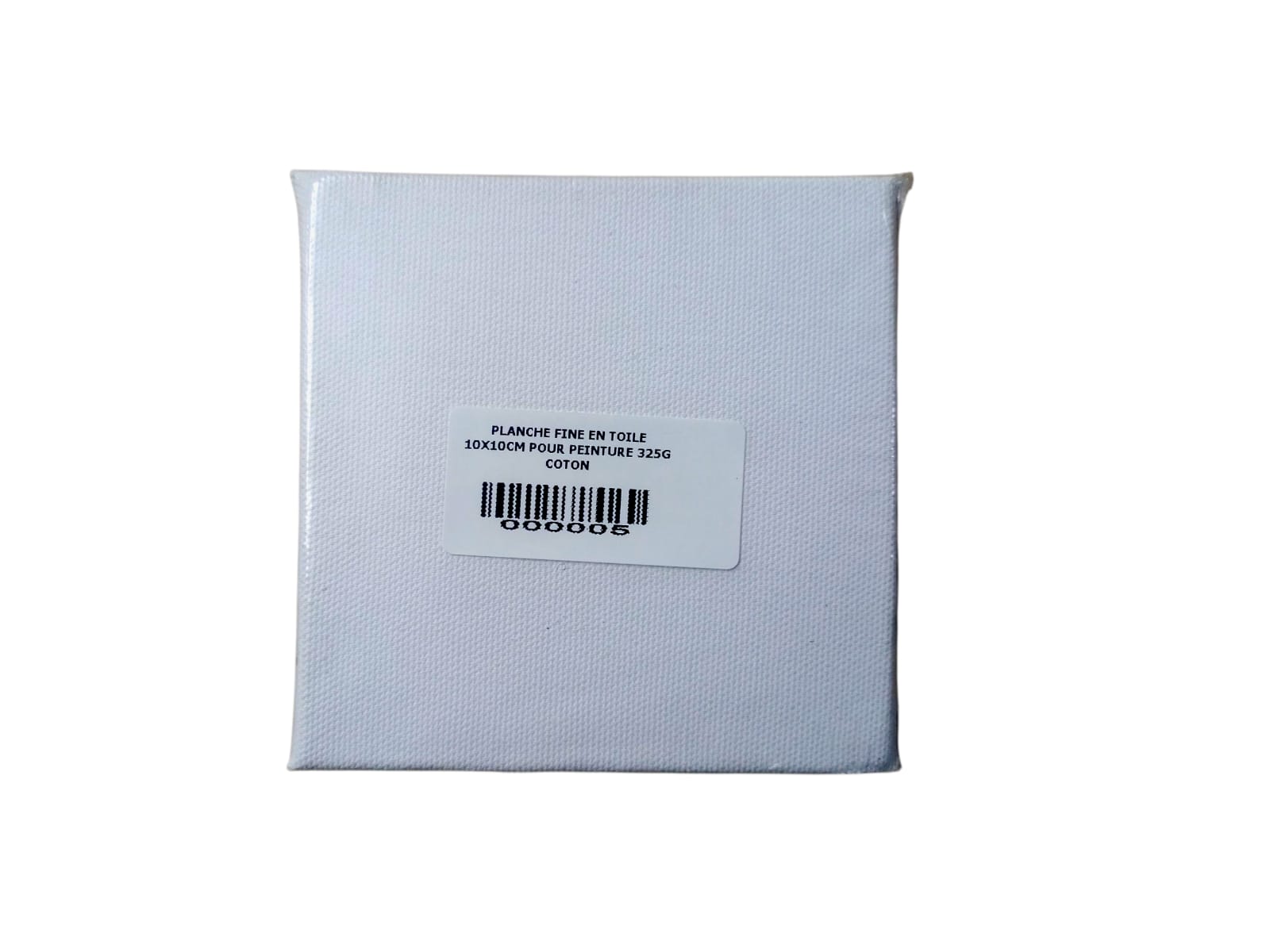 PLANCHE FINE EN TOILE 10X10CM POUR PEINTURE 325G COTON