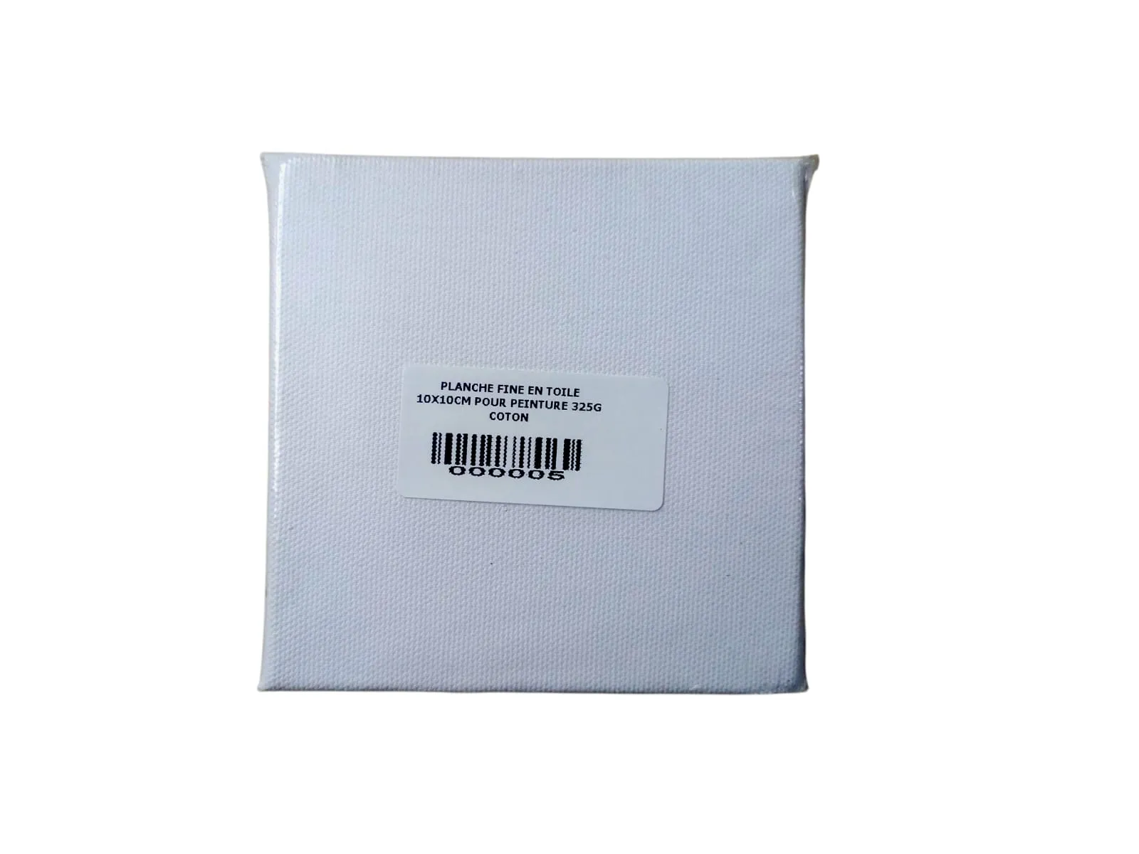 PLANCHE FINE EN TOILE 10X10CM POUR PEINTURE 325G COTON