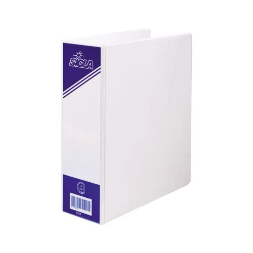 Reliure Plastique 2ax Dos 2cm 33x25 Avec Pochette Transparent Sicla