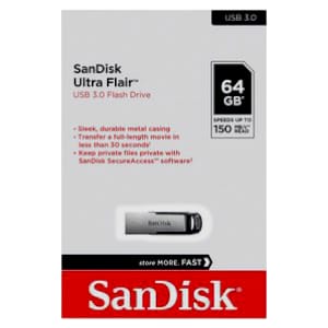 CLE USB (64GB) SANDISK EN METAL 3.0 ULTRA FLAIR