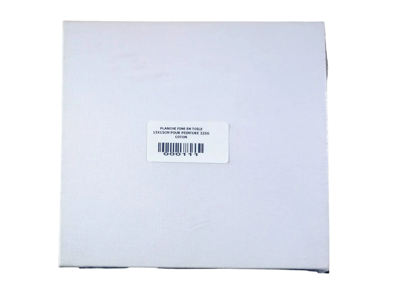 PLANCHE FINE EN TOILE 15X15CM POUR PEINTURE 325G COTON