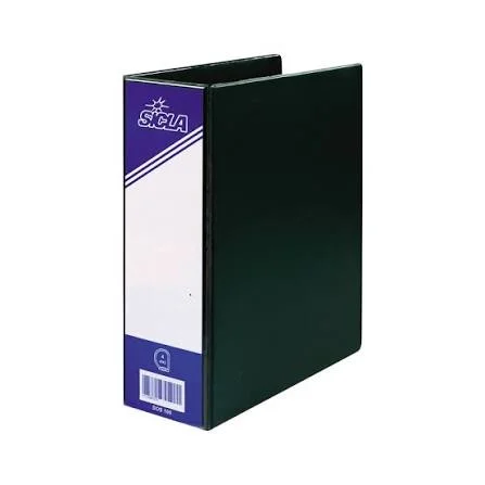 Reliure Plastique 4ax Dos 2cm 33x26 Bleu Sicla Avec P