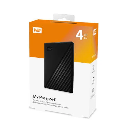 Disque Dur 4tb USB 3.0 256 Bits Norme My Passport