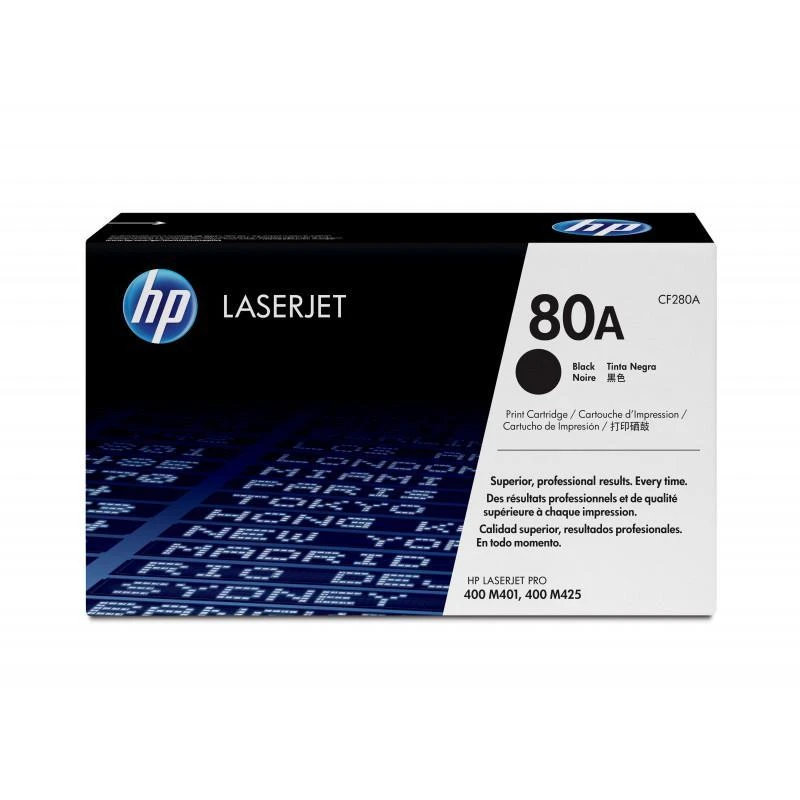 Toner HP 80a / Cf280a Origine Laserjet 400m401/400m425