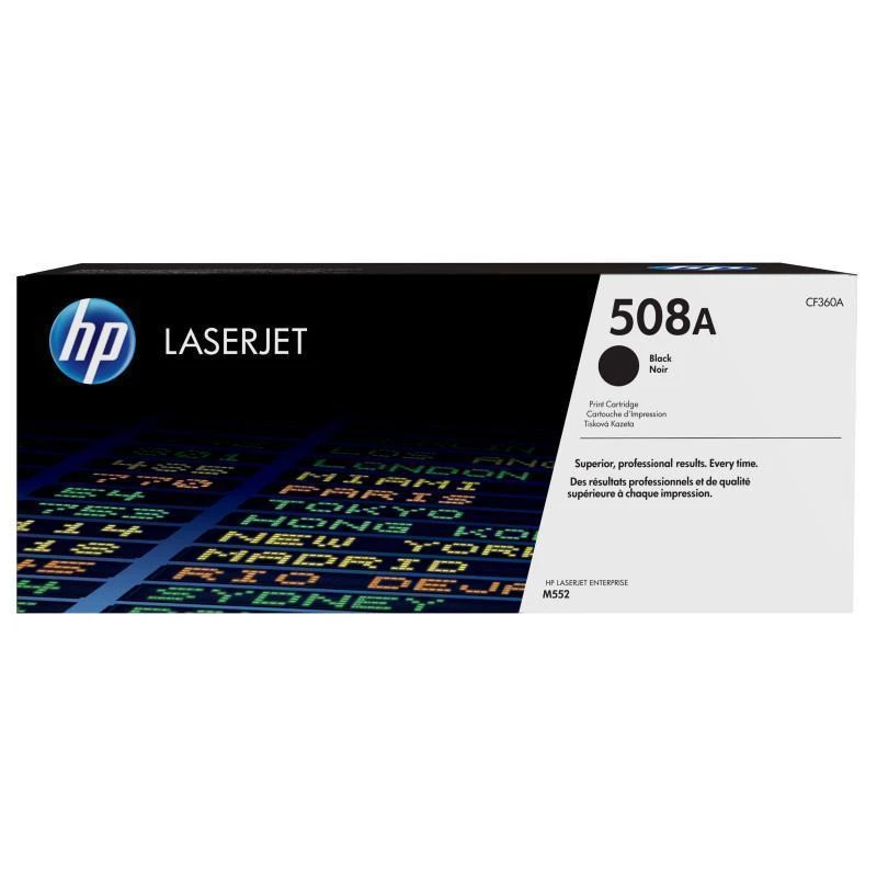 Toner HP Cf360a Origine Black Laserjet Enterprise Color M552/M553 (508a)