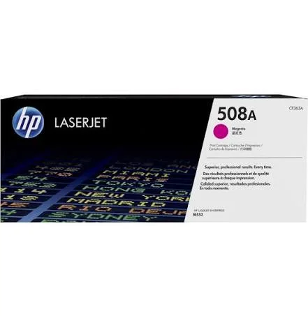 Toner HP Cf363a Origine Magenta Laserjet Enterprise Color M552/M553 (508a)