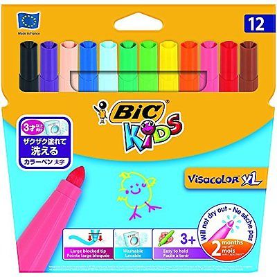 FEUTRE (12) BIC VISACOLOR ASS XL 1161