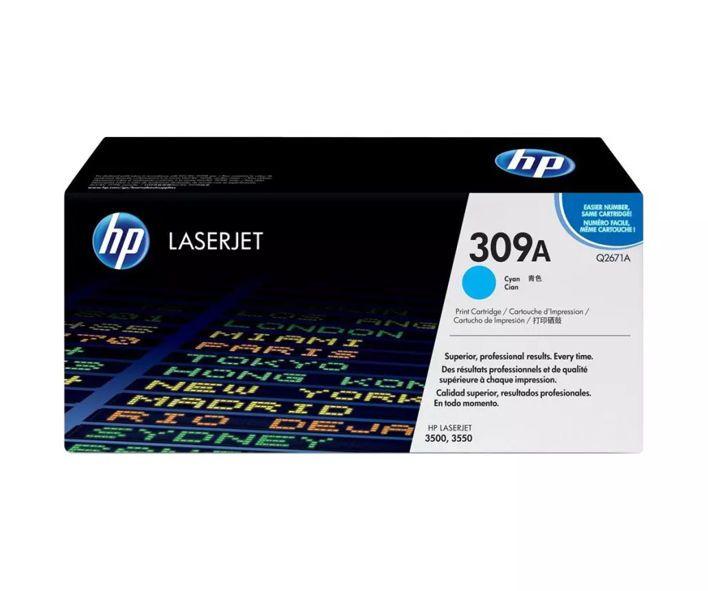 Toner HP Q2671a Cyan Laserjet 3500 Origine