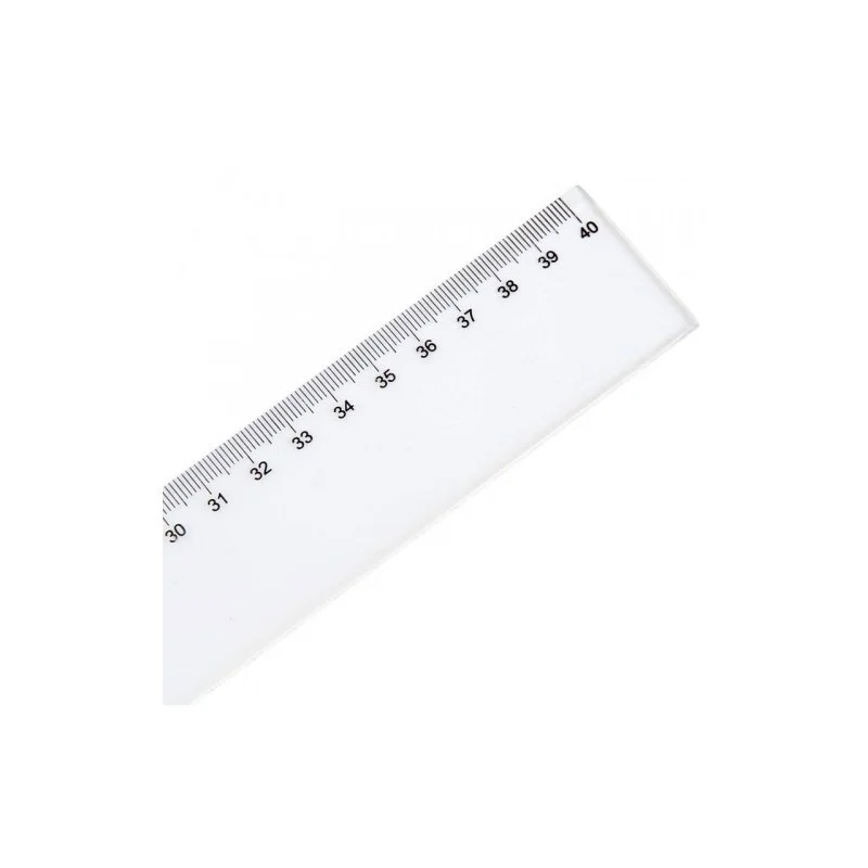 Regle 40cm Transparent