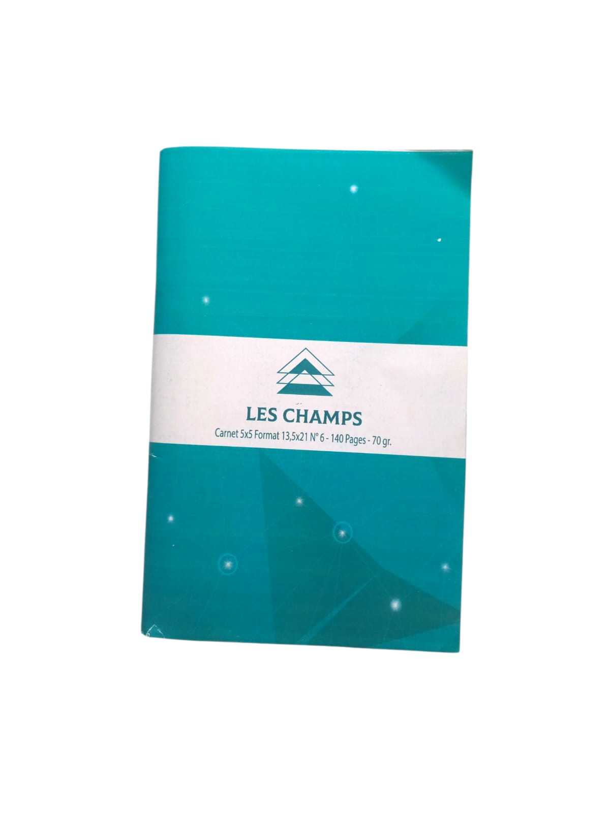 CARNET 140P LES CHAMPS 13,5X21 CM 5X5 70G N°6