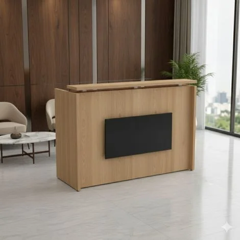 Comptoir Acceuil + Caisse 1400x700x1000