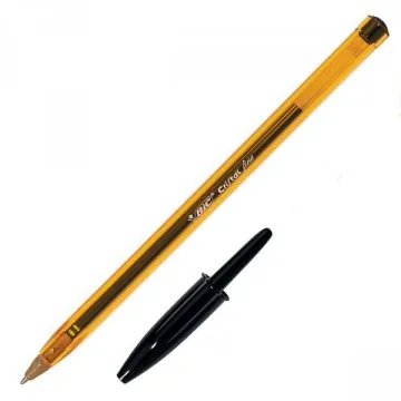 STYLO A BILLE BIC ORANGE NOIR