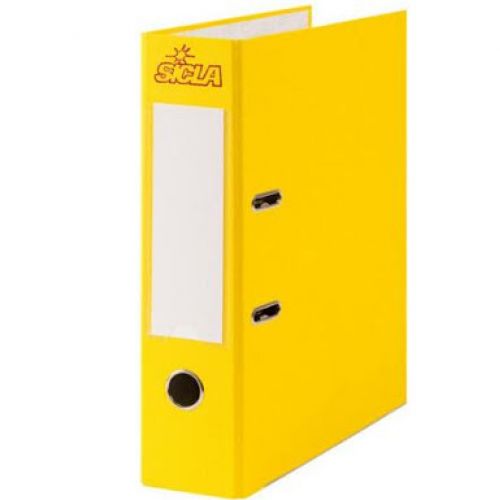 RELIURE PLASTIQUE 4AX DOS 6CM 33X26 BLANC SICLA AVEC POCH EX