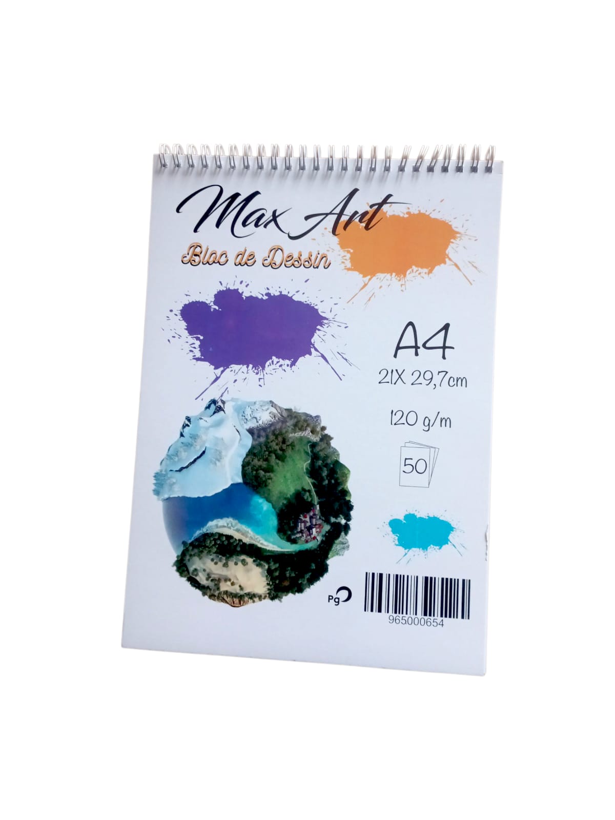 BLOC DESSIN A4 120G MAX ART (50F)