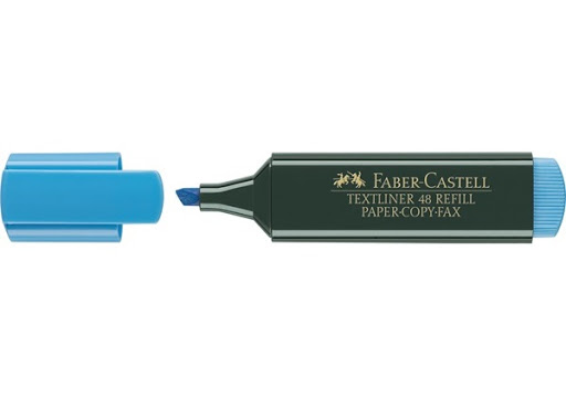 FLUORESCENT FABER CASTELL BLEU