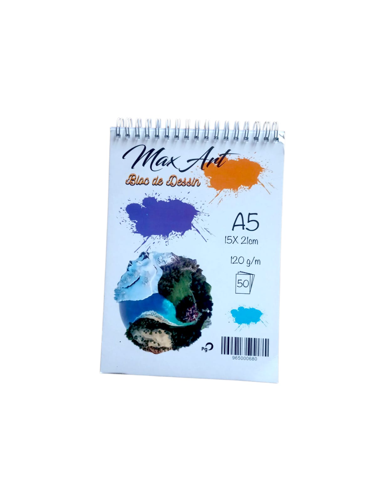 BLOC DESSIN A5 120G MAX ART (50F)