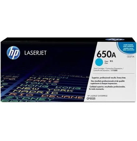 Toner HP Ce271a Cyan Laserjet Cp5525 (650a) Org