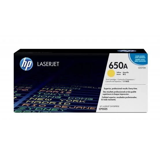 Toner HP Ce272a Yellow Laserjet Cp5525 (650a) Org