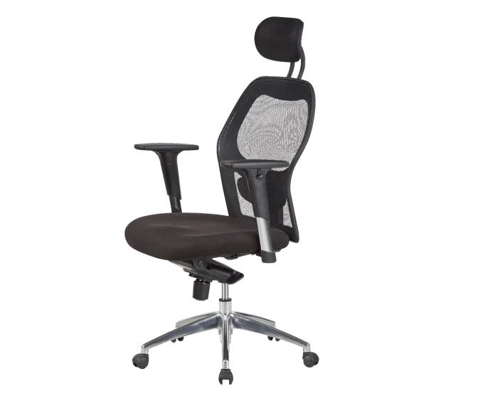 Fauteuil En Tissu Meche Bleu,cadre En Blanc Sur Roulettes Hl-0027w