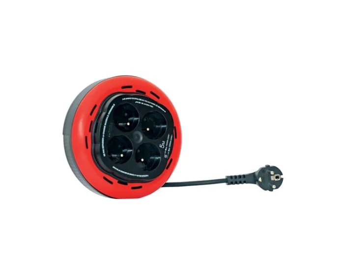 Rallonge De 4 Prises 5m Ingelec Rond