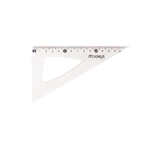 Equerre Transparent M-School