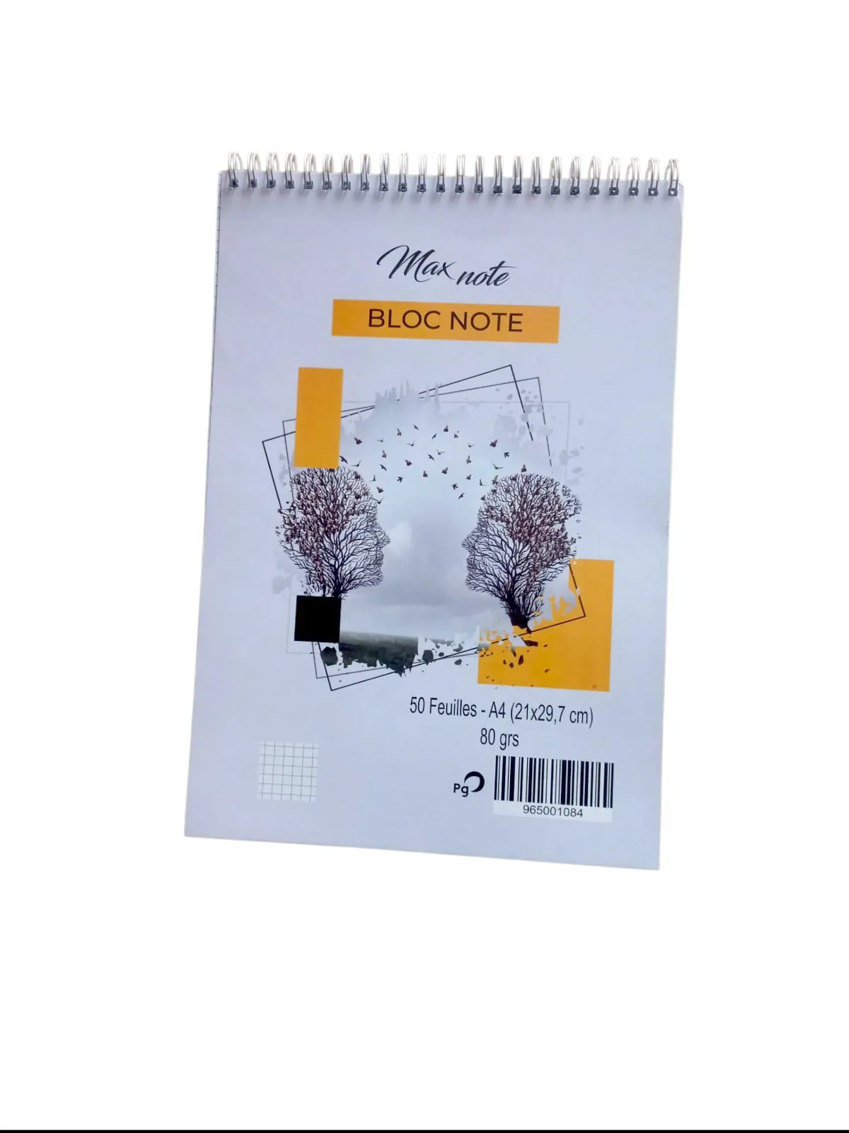 BLOC NOTE A4 5X5 A/SPIRAL MAX NOTE 80G (50F)