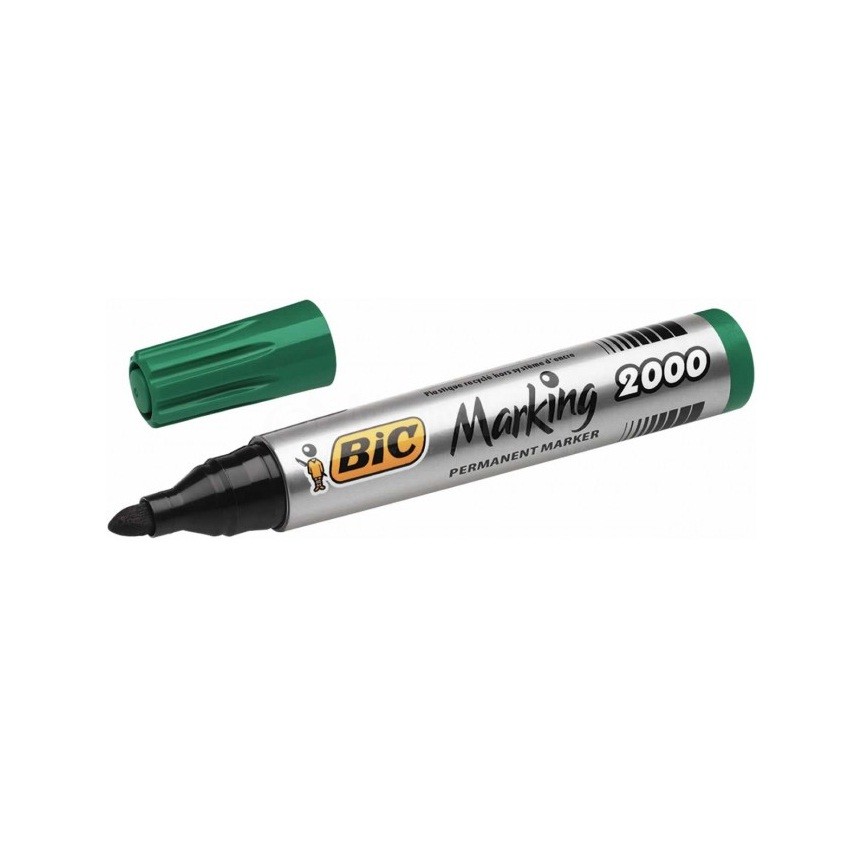 MARQUEUR PERMANENT BIC 2000 VERT
