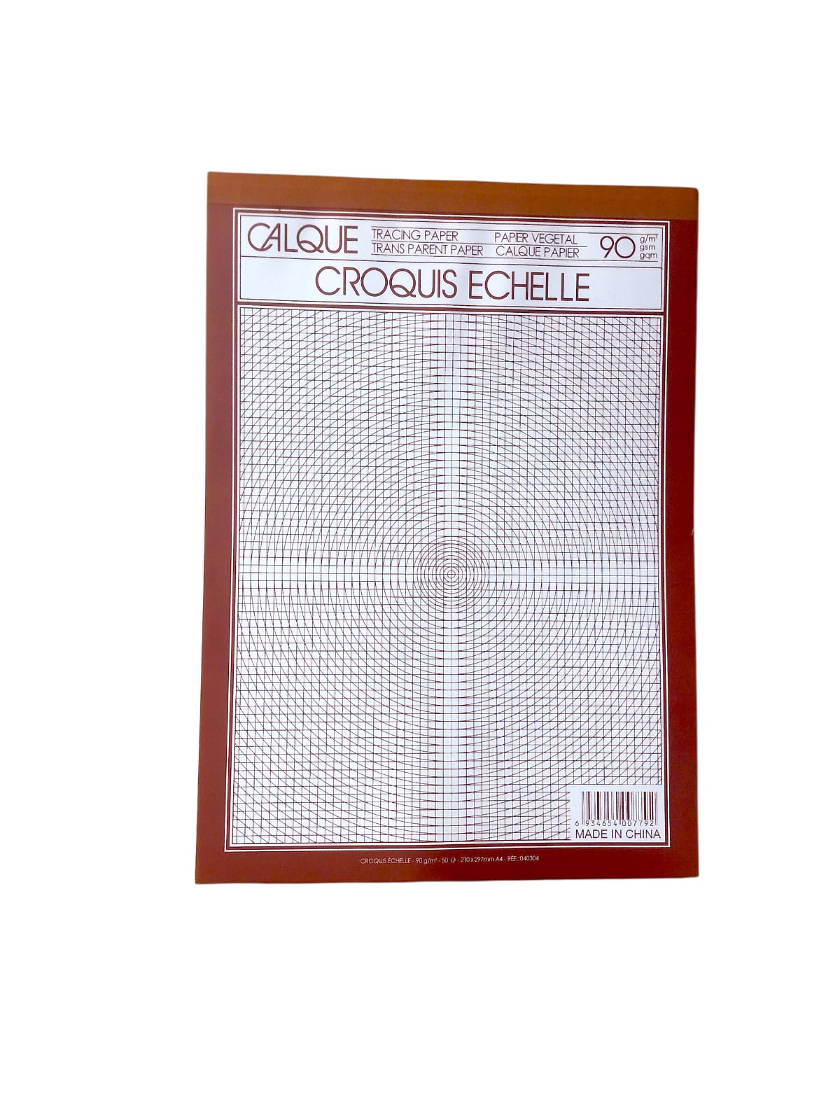BLOC PAPIER CALQUE 90GR (A4) (50F)