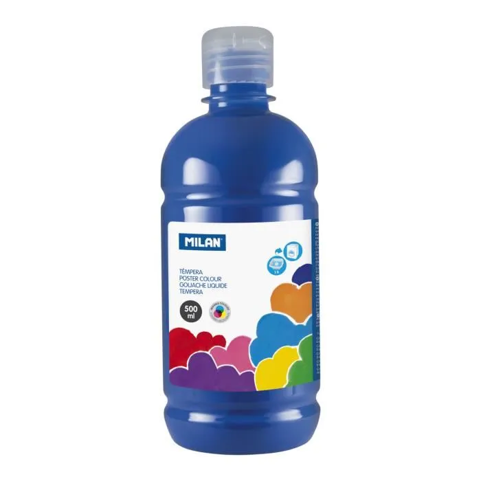 Gouache Acrylique 500ml Milan Bleu