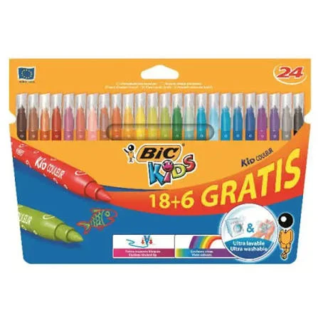 Feutre (18+6) Bic Kids 841803
