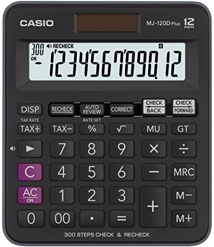 CALCULATRICE CASIO S/R MJ-120D PLUS-BU