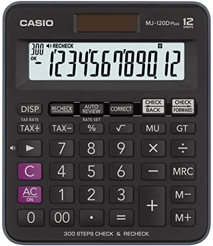 Calculatrice Casio S/R Mj-120d Plus-Bu