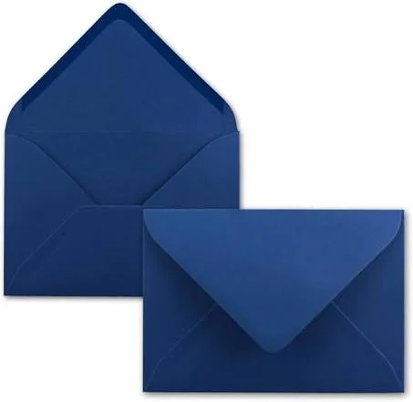Enveloppe Autocoulante Americaine Bleu Nuit (pqt20)