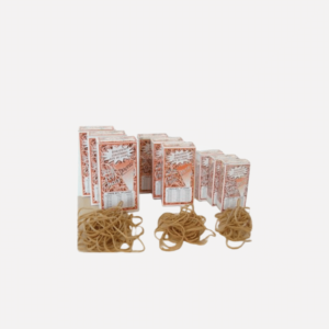 SACHET DE BRACELET ELASTIQUE CAOUTCHOU 150X3MM 125G MAXIMARR