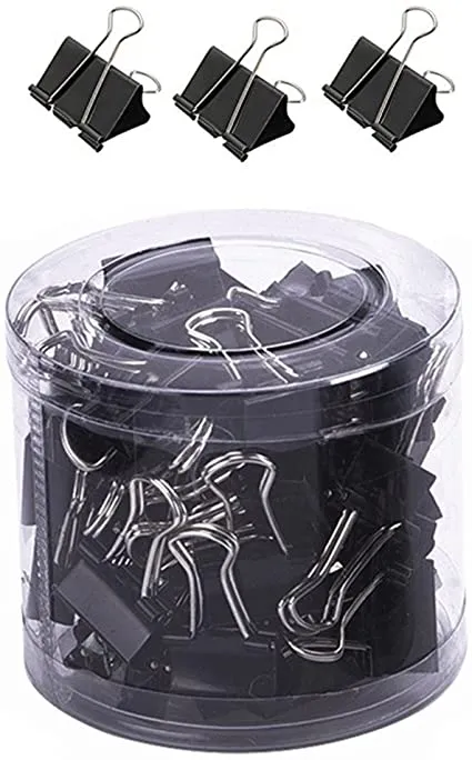 Boite De Pince A Clips 19mm En Metal De 40pcs