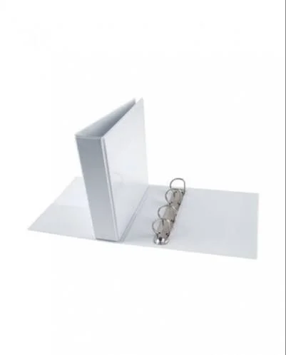 Classeur 4ax En Plastique Avec Pochette Ft:33x26 Dos:8cm