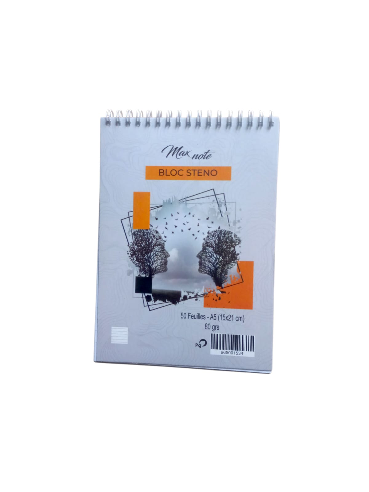 BLOC STENO A5 RAYE MAX NOTE 80G (50F)