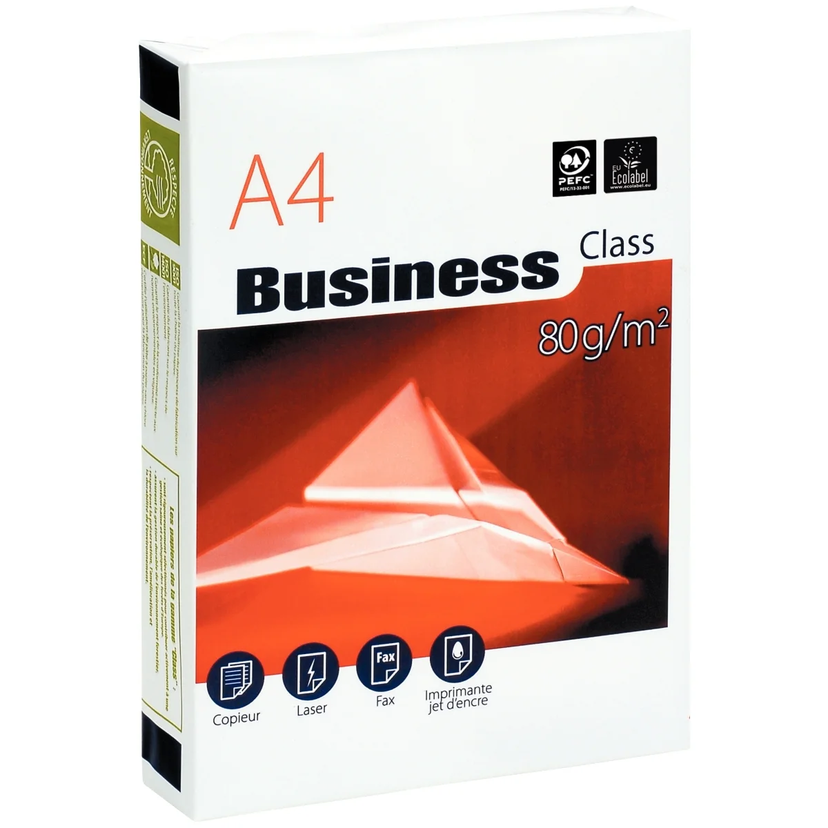Ramette De Blanc Laser A4 Buromax Business 80g (pq De 500)