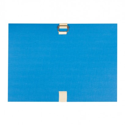 CHEMISE A SANGLE EN PAPIER TOILE COULEUR SICLA  FT: 35X25