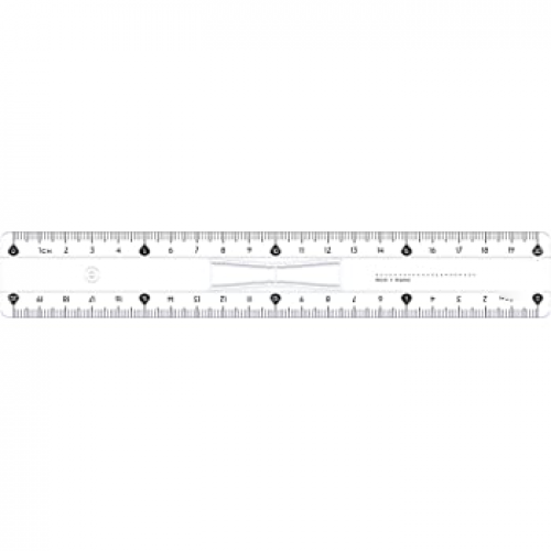 Regle 20cm M-School En Plastique