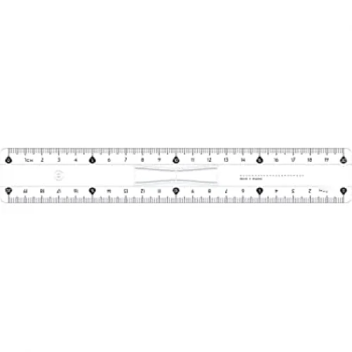 Regle 20cm M-School En Plastique