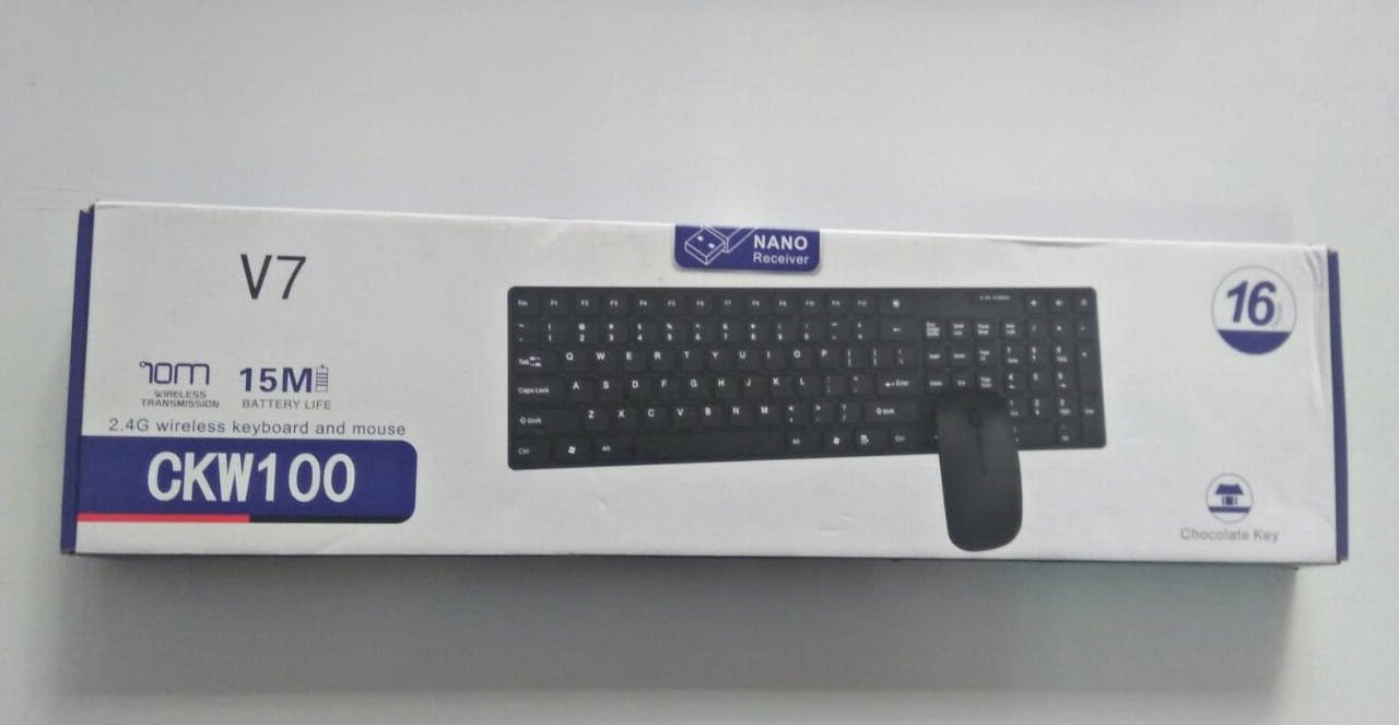CLAVIER + SOURIS SANS FIL CKW100