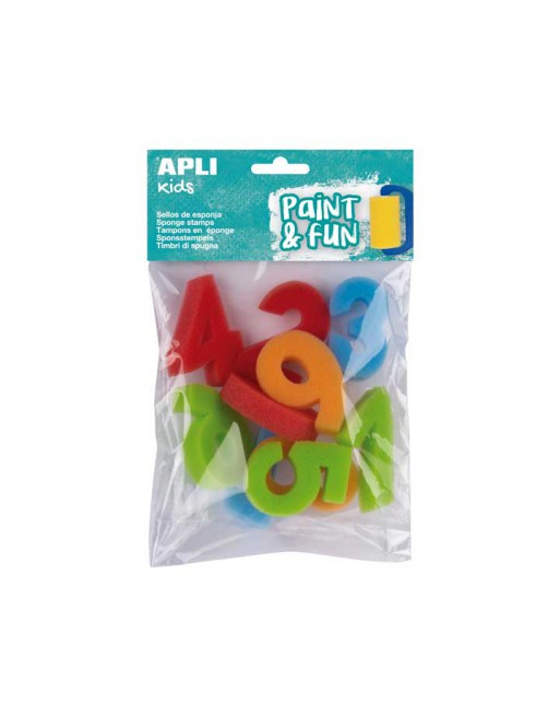 TAMPON MOUSSE DIFFERENT FORME 10PCS REF 19413
