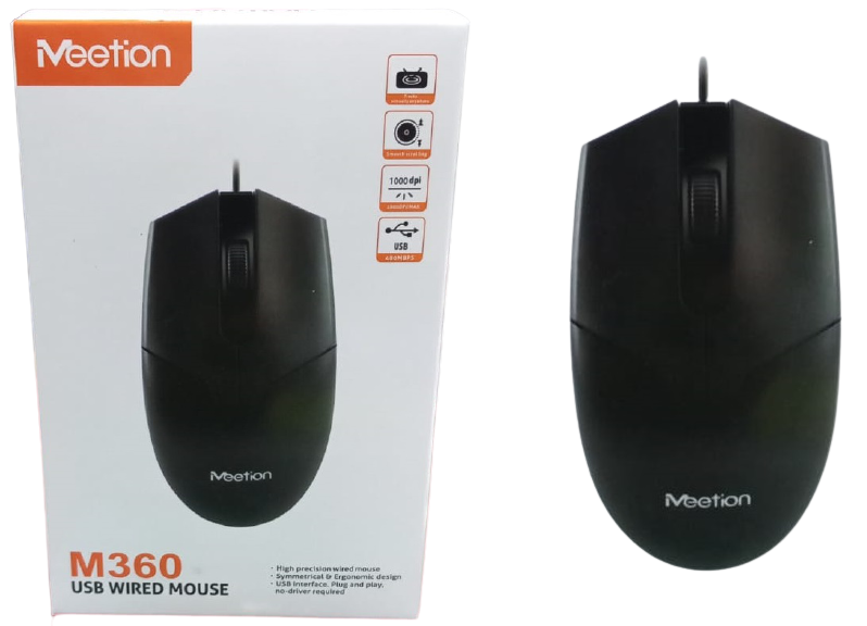 SOURIS OPTIQUE USB MEETION 360 - vue 3