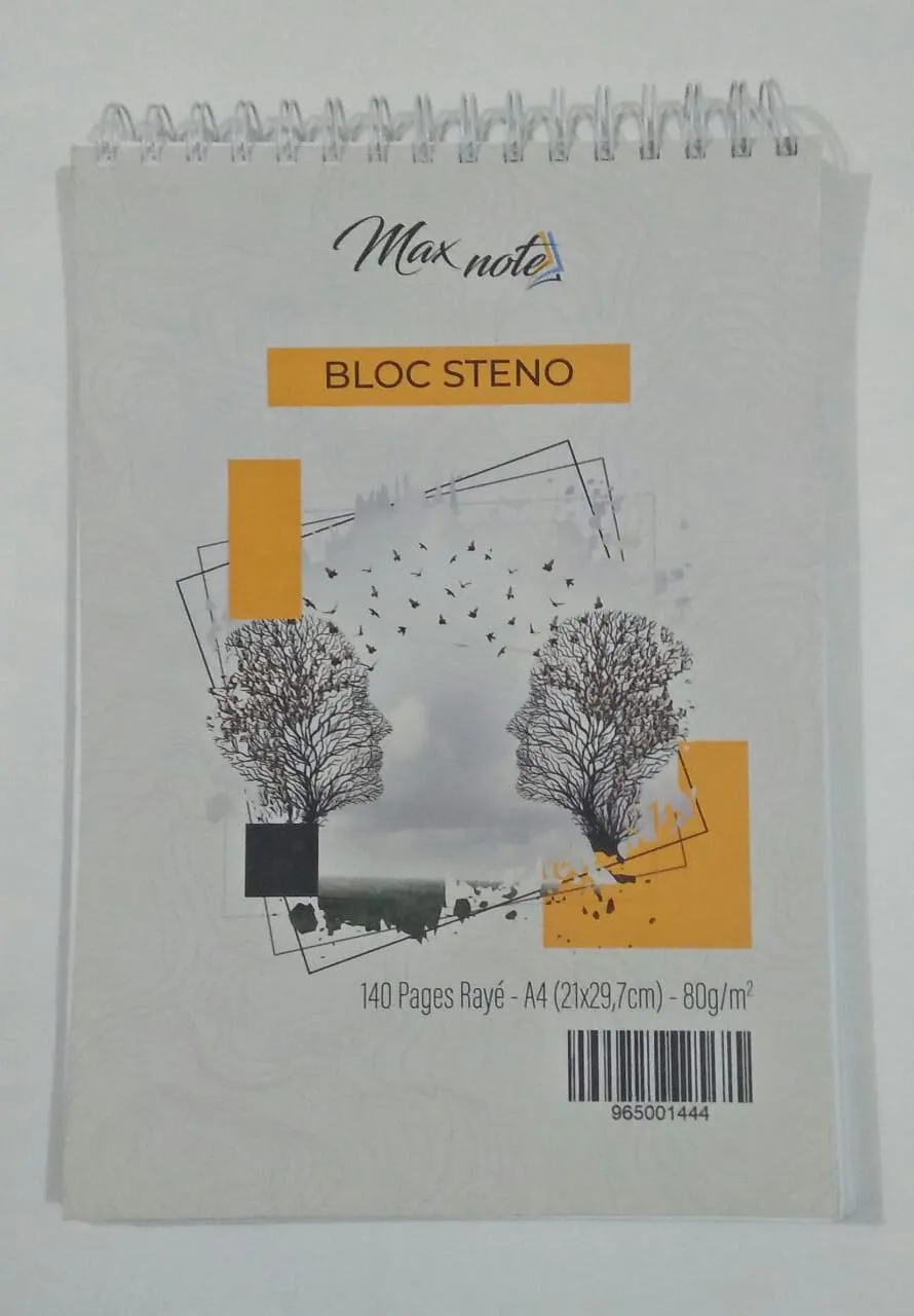 BLOC STENO A4  MAX NOTE 70F 80G
