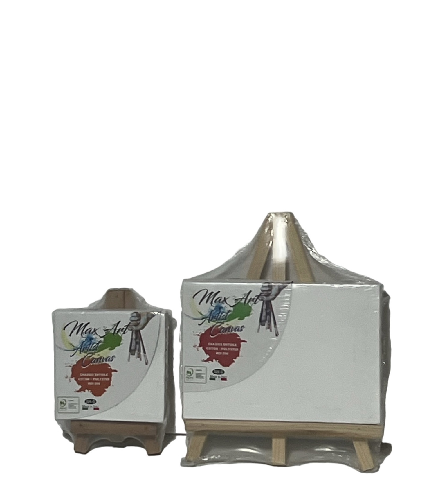 MINI CHEVALET AVEC CHASSIS TOILE 13X18CM MAX ART - vue 3