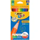 Crayon Couleur (12) Long Bic 950522