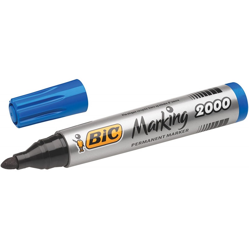 MARQUEUR PERMANENT BIC 2000 BLEU