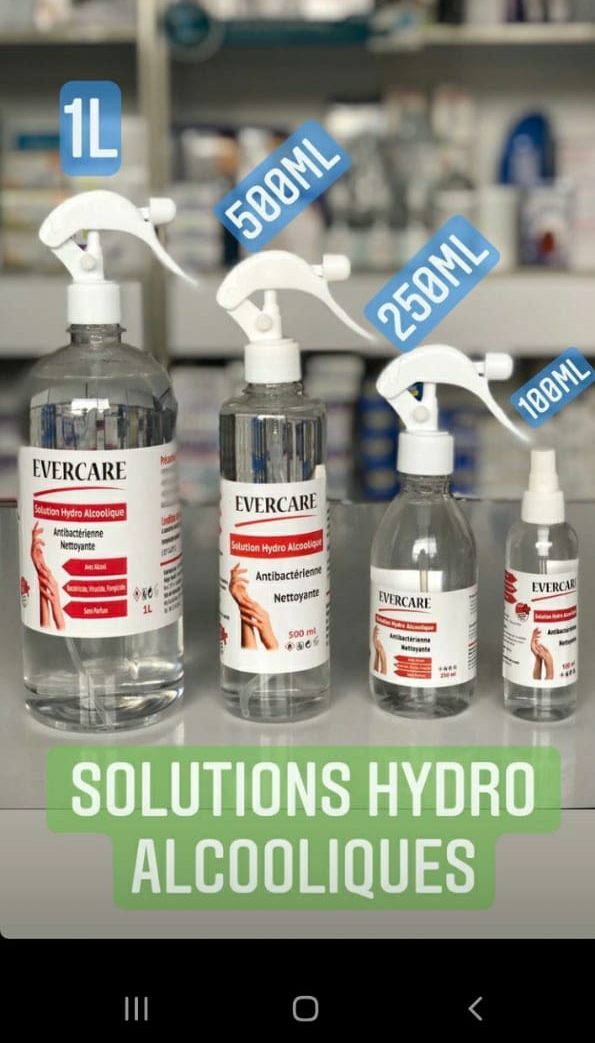 SOLUTION HYDRO ALCOOLIQUE 100ML