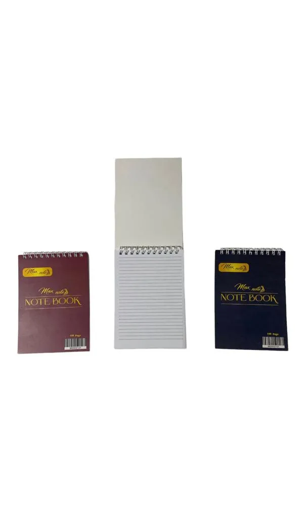 NOTE BOOK SPIRAL A6 140P 80G MAX NOTE RAYE